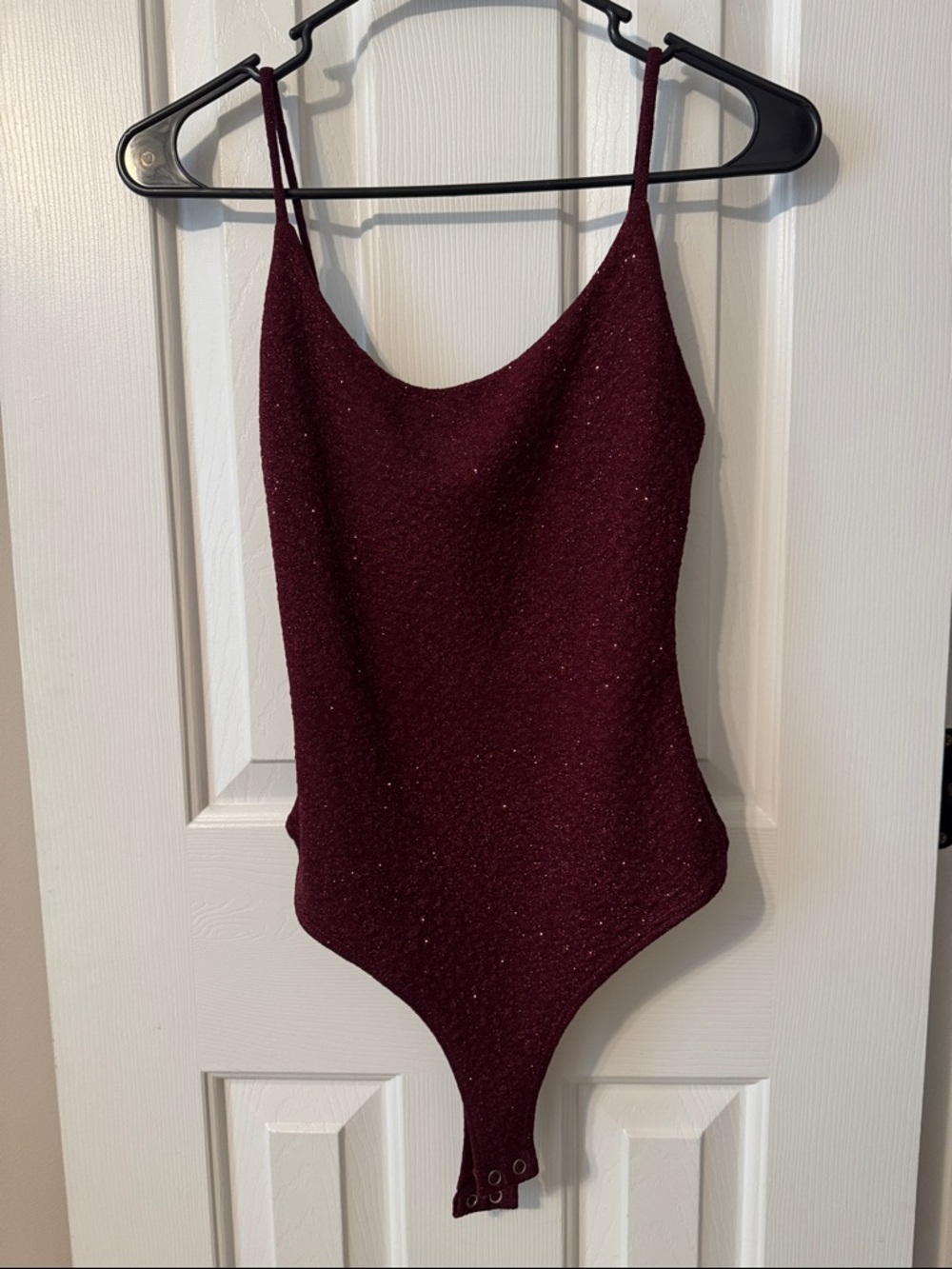 Windsor Burgundy Sparkle Girl's One-Piece Bodysuit